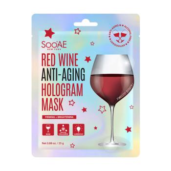 RED WINE ANTI-AGING HOLOGRAMOVÁ MASKA