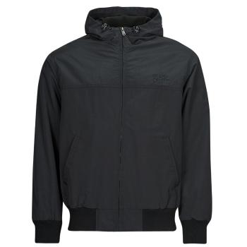 Superdry  SURPLUS NYLON HOODED BOMBER  Bundy Čierna