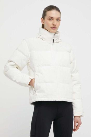 Páperová bunda The North Face 92 RIPSTOP NUPTSE dámska, béžová farba, zimná, NF0A870RQLI1