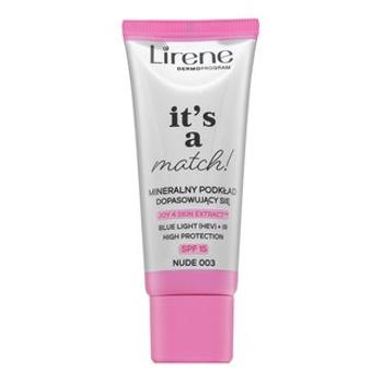 Lirene It's a Match! Mineral Foundation SPF15 003 Nude fluidný make-up 30 ml