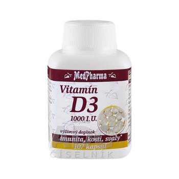 MedPharma Vitamín D3 1000 I.U.