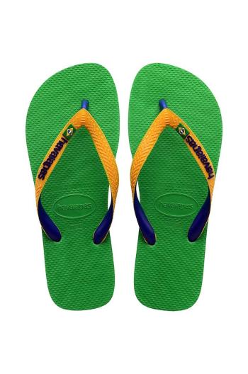 Žabky Havaianas BRASIL MIX zelená farba, 4123206.1985