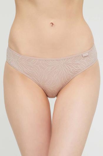 Nohavičky Calvin Klein Underwear béžová farba