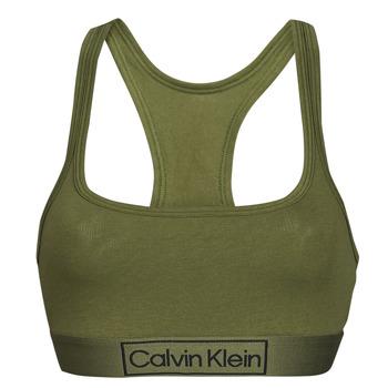 Calvin Klein Jeans  Športové podprsenky UNLINED BRALETTE  Kaki