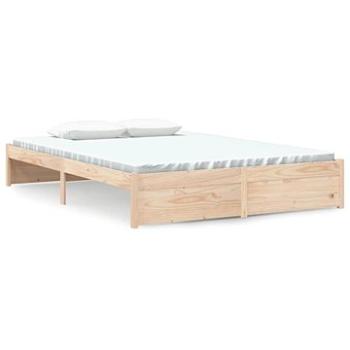 Rám postele masívne drevo 140 × 200 cm, 814949