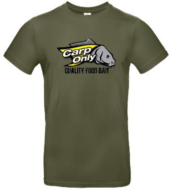 Carp only tričko exact khaki-veľkosť l