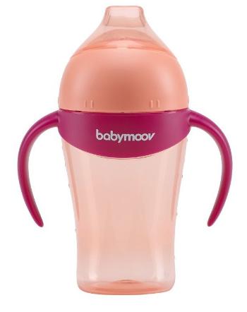 Babymoov Nekvapkajúci hrnček s úchytkami Peach 180 ml