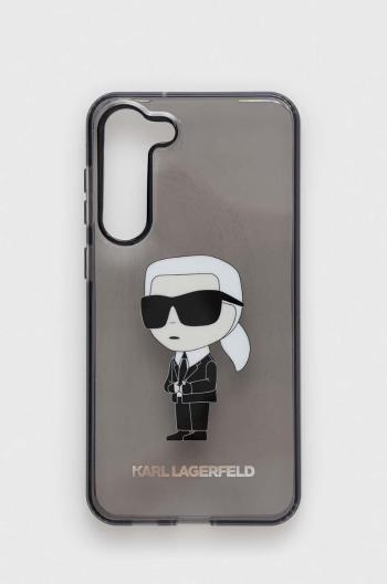 Puzdro na mobil Karl Lagerfeld S23 + S916 čierna farba