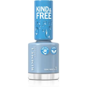 Rimmel Kind & Free lak na nechty odtieň 152 Tidal Wave Blue 8 ml