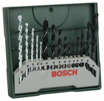 Bosch Accessories 2607019675 X-Line  15-dielna univerzálny sortiment vrtákov