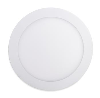 LED Solution Biely vstavaný LED panel guľatý 300mm 24W stmievateľný Farba svetla: Denná biela