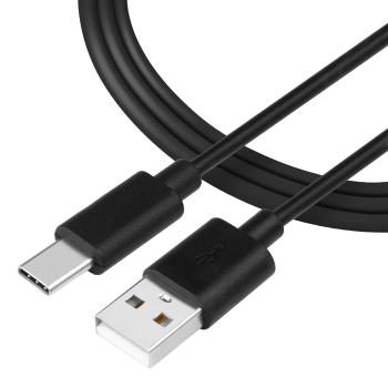 Tactical nabíjací kábel USB-A/USB-C 12mm 1m-Čierna KP11566
