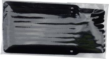 TRU COMPONENTS 800-330-Bag káblový manažér na suchý zips na spojovanie háčiková a flaušová časť  čierna 10 ks