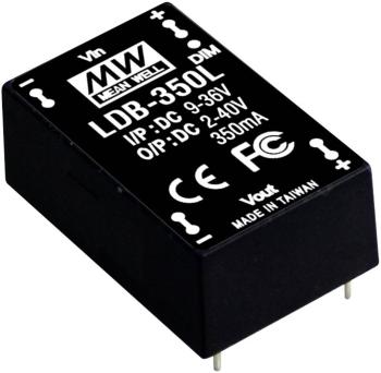 Ovládač DC / DC LED Mean Well LDB-600L  600 mA 18 W