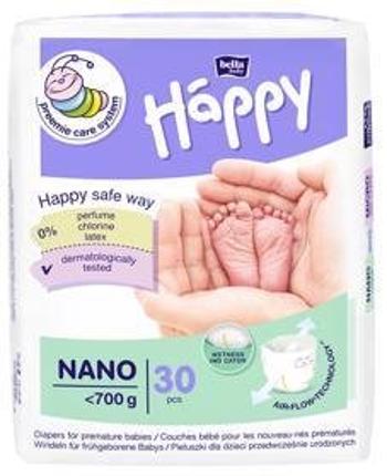 BELLA HAPPY Plienky jendorázové Nano (do 0,7 kg) 30 ks