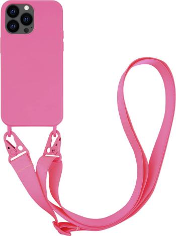 Vivanco Necklace Smartphone-Kette Apple iPhone 13 Pro Max ružová