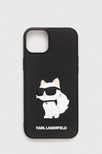 Puzdro na mobil Karl Lagerfeld iPhone 14 Plus 6,7" čierna farba