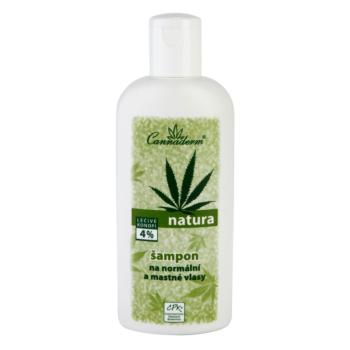 Cannaderm Natura Šampón na normálne a mastné vlasy šampón s konopným olejom 200 ml