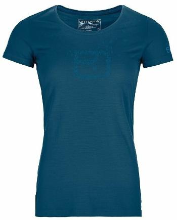 Ortovox 150 Cool Leaves T-Shirt W Petrol Blue S