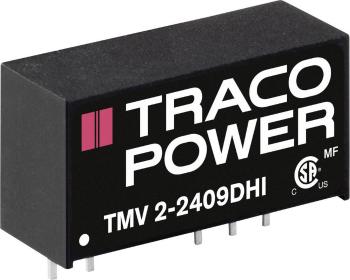 TracoPower TMV 2-1212DHI DC / DC menič napätia, DPS 12 V/DC 12 V/DC, -12 V/DC 84 mA 1 W Počet výstupov: 2 x