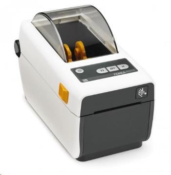 Zebra ZD410 ZD41H23-D0EW02EZ tiskárna štítků, 12 dots/mm (300 dpi), MS, RTC, EPLII, ZPLII, USB, BT (BLE, 4.1), Wi-Fi, white