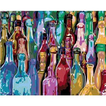 Maľovanie podľa čísel – Farebné fľaše (HRAmal00361nad)