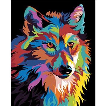 Maľovanie podľa čísel – Farebný vlk (HRAmal00552nad)
