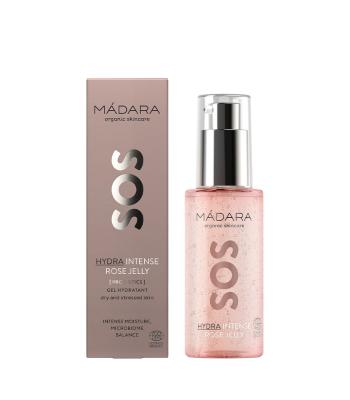 MÁDARA Intenzívny hydratačný hyalurónový gél s ružovou vodou SOS Hydra (Intense Rose Jelly) 75 ml