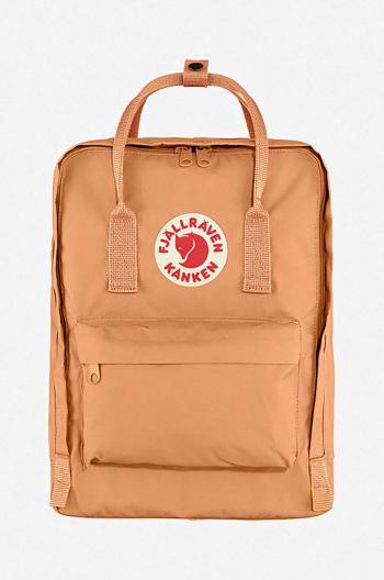 Ruksak Fjallraven Kanken F23510.241-241, oranžová farba, veľký, s nášivkou