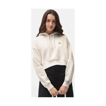 Dickies  OAKPORT CROPPED HOODIE  Mikiny Biela