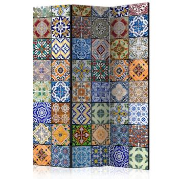 Paraván Colorful Mosaic Dekorhome 135x172 cm (3-dielny)