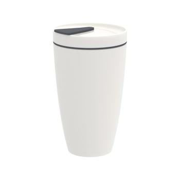 Biely porcelánový termohrnček Villeroy & Boch Like To Go, 350 ml