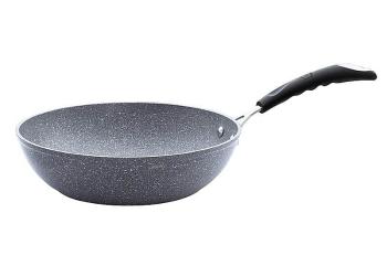 BERLINGERHAUS Wok s mramorovým povrchem 28 cm Gray Stone Touch Line BH-1159