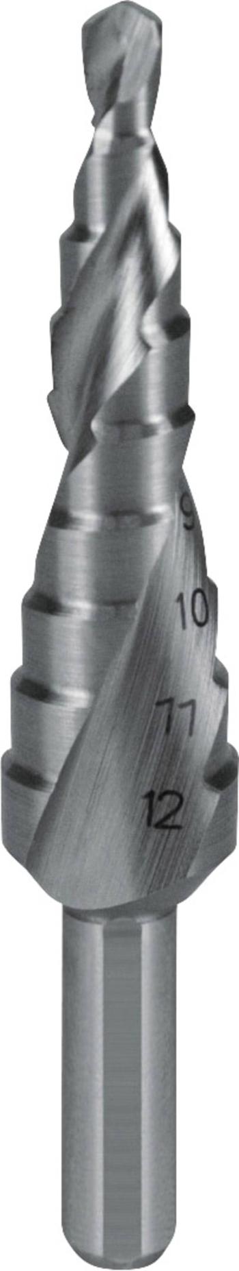 RUKO 101050-9 stupňovitý vrták  4 - 12 mm HSS Celková dĺžka 65 mm   1 ks