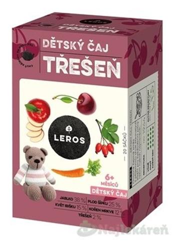 LEROS DETSKÝ ČAJ ČEREŠŇA nálevové vrecká (od 6+ mesiacov) 20x2g (40g)