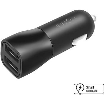 FIXED Smart Rapid Charge 15 W s 2 x USB výstupom čierna (FIXCC15-2U-BK)