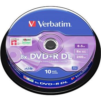 Verbatim DVD+R 8x, Dual Layer 10 ks cakebox (43666)