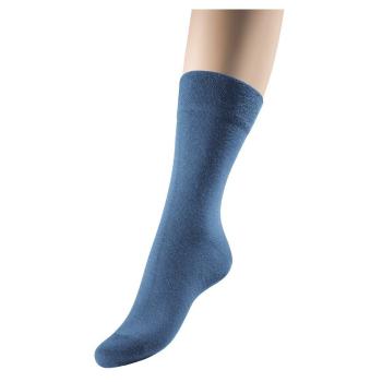 LOANA Dia hladké ponožky jeans, Veľkosť: Fr. 35-38 (23-25 cm)