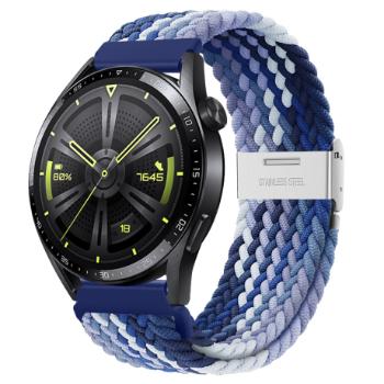 BStrap Elastic Nylon 2 remienok na Huawei Watch GT3 42mm, blueberry (SSG026C0808)