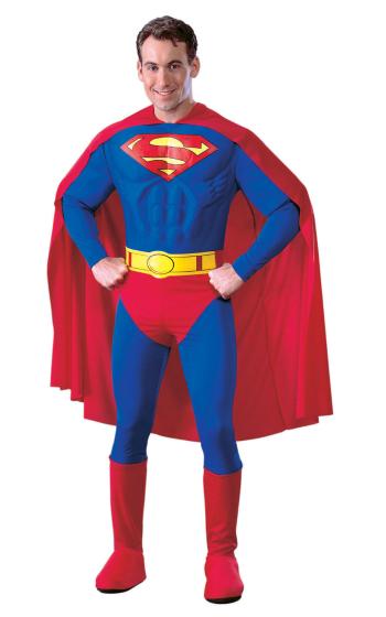 Rubies Kostým Superman Deluxe Veľkosť - dospelý: S