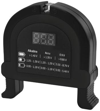 Ansmann skušačka batérií a akumulátorov Check-It Rozsah merania (skúšačka batérií) 1,2 V, 1,5 V, 3 V, 9 V akumulátor, ba