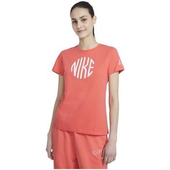 Nike  Tričká s krátkym rukávom Logo  Oranžová