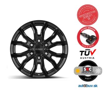 DEZENT KC black 8.50x20 6x139.70 ET30