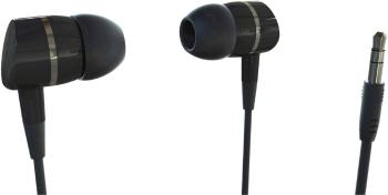 Vivanco SOLIDSOUND BLACK  Hi-Fi štupľové slúchadlá do uší  čierna