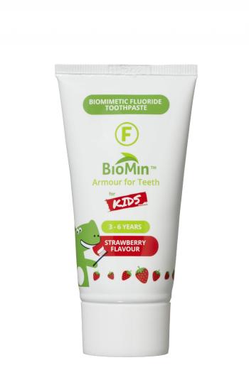 Biomin Gélová zubná pasta pre deti jahoda 37.5 ml