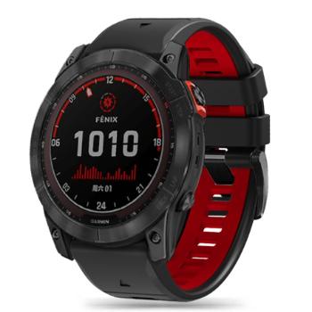 Tech-Protect Iconband remienok na Garmin Fenix 3 / 5x / 6x / 6x Pro / 7x, black/red