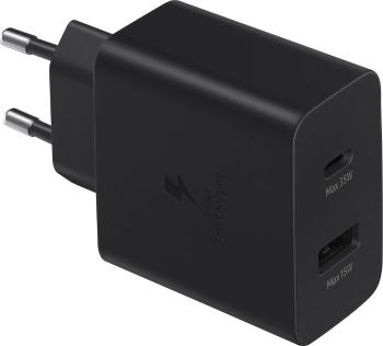 Samsung EP-TA220NBEGEU nabíjačka pre mobilný telefón  USB-C™, USB-A  čierna