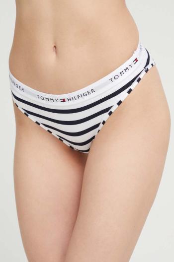 Nohavičky Tommy Hilfiger tmavomodrá farba