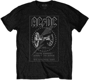 AC/DC Tričko FTATR 40th Monochrome Black XL