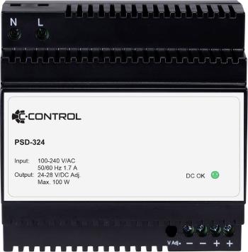 C-Control PSD-324 sieťový zdroj na montážnu lištu (DIN lištu) Spotreba (Stand-By) 0.3 W 24 V/DC 4.2 A 100 W 1 x